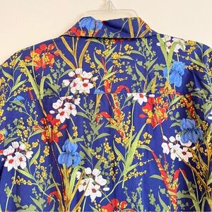J.Mclaughlin Floral Button Down Shirt Long Sleeve (H1)